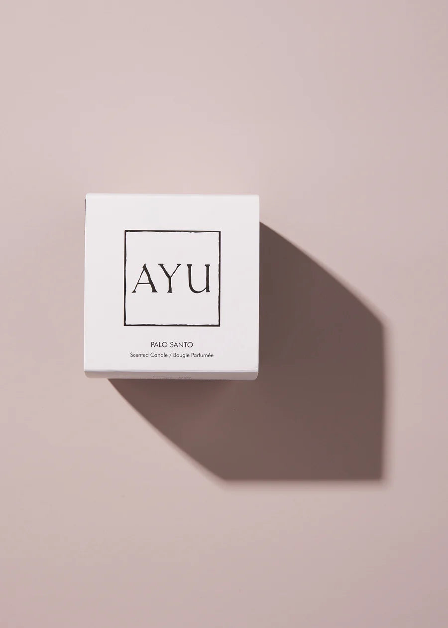 Palo Santo soy  coconut scented candle - citrus, musk & vanilla