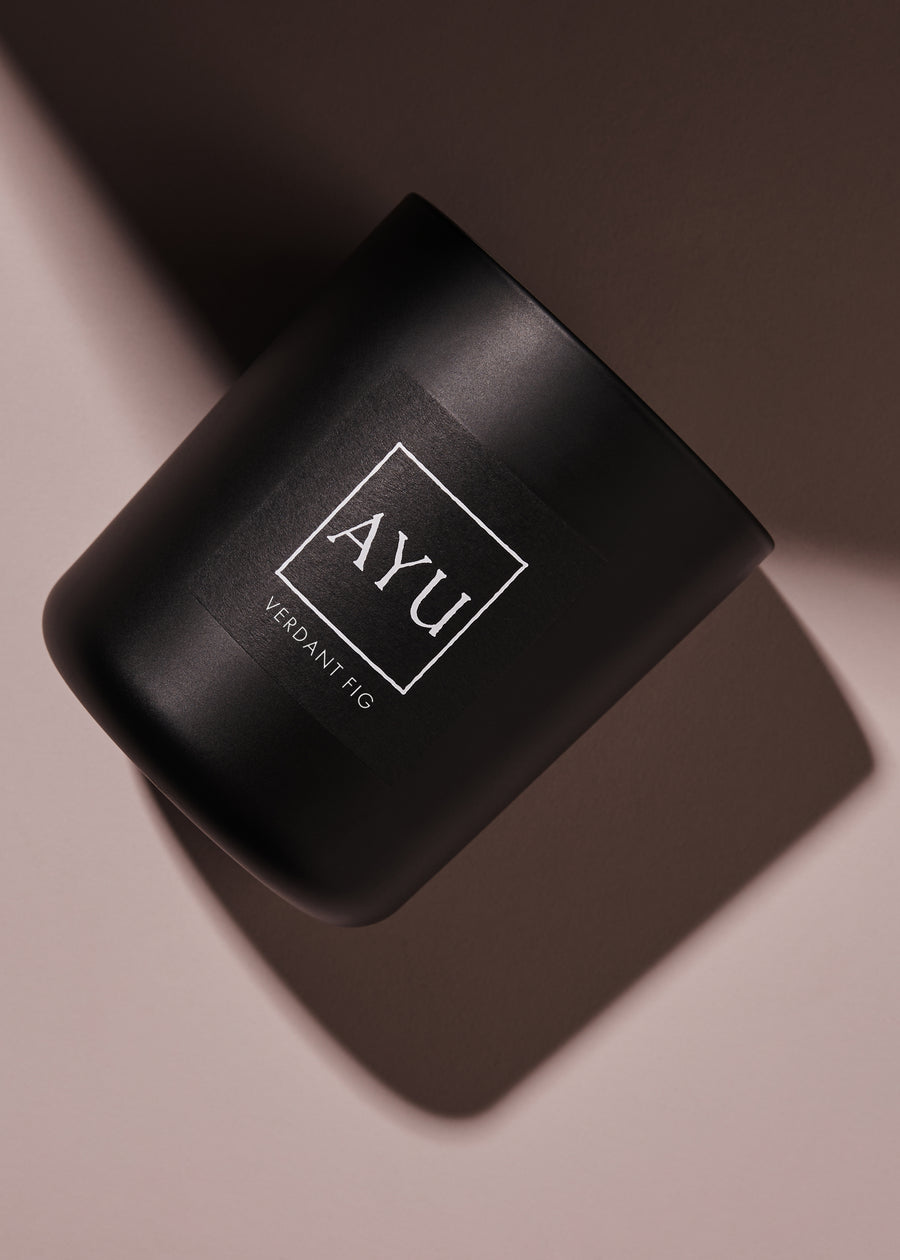 Verdant Fig soy coconut candle - fig, citrus & amber