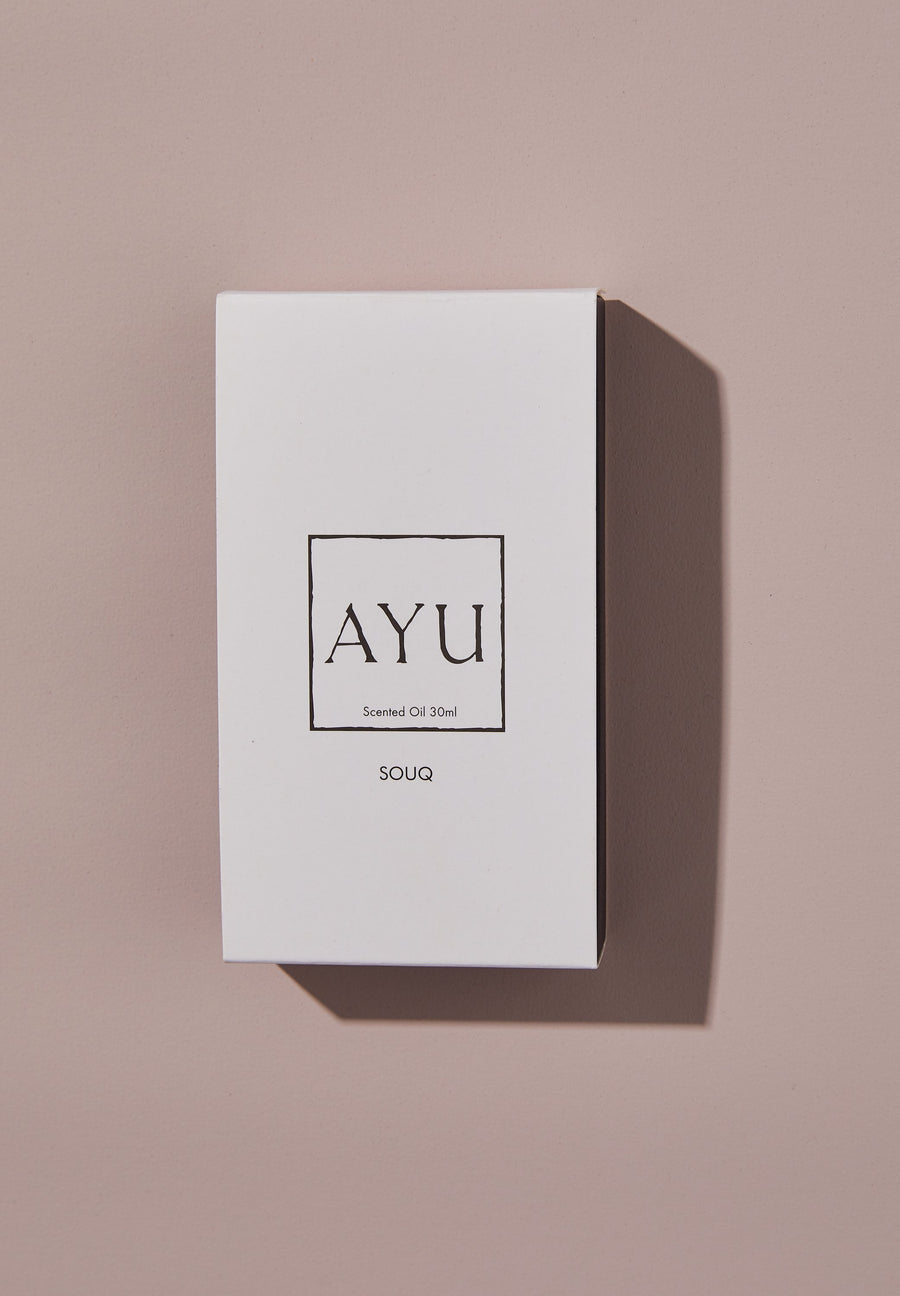 Souq Ayurvedic perfume oil - rose, jasmine & sandalwood tridoshic blend