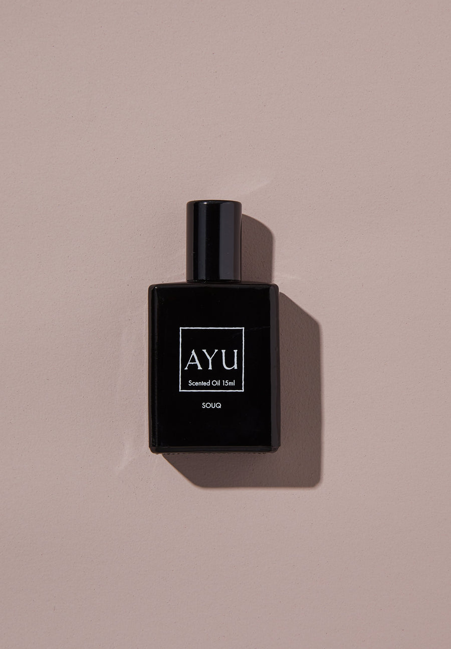 Souq Ayurvedic perfume oil - rose, jasmine & sandalwood tridoshic blend