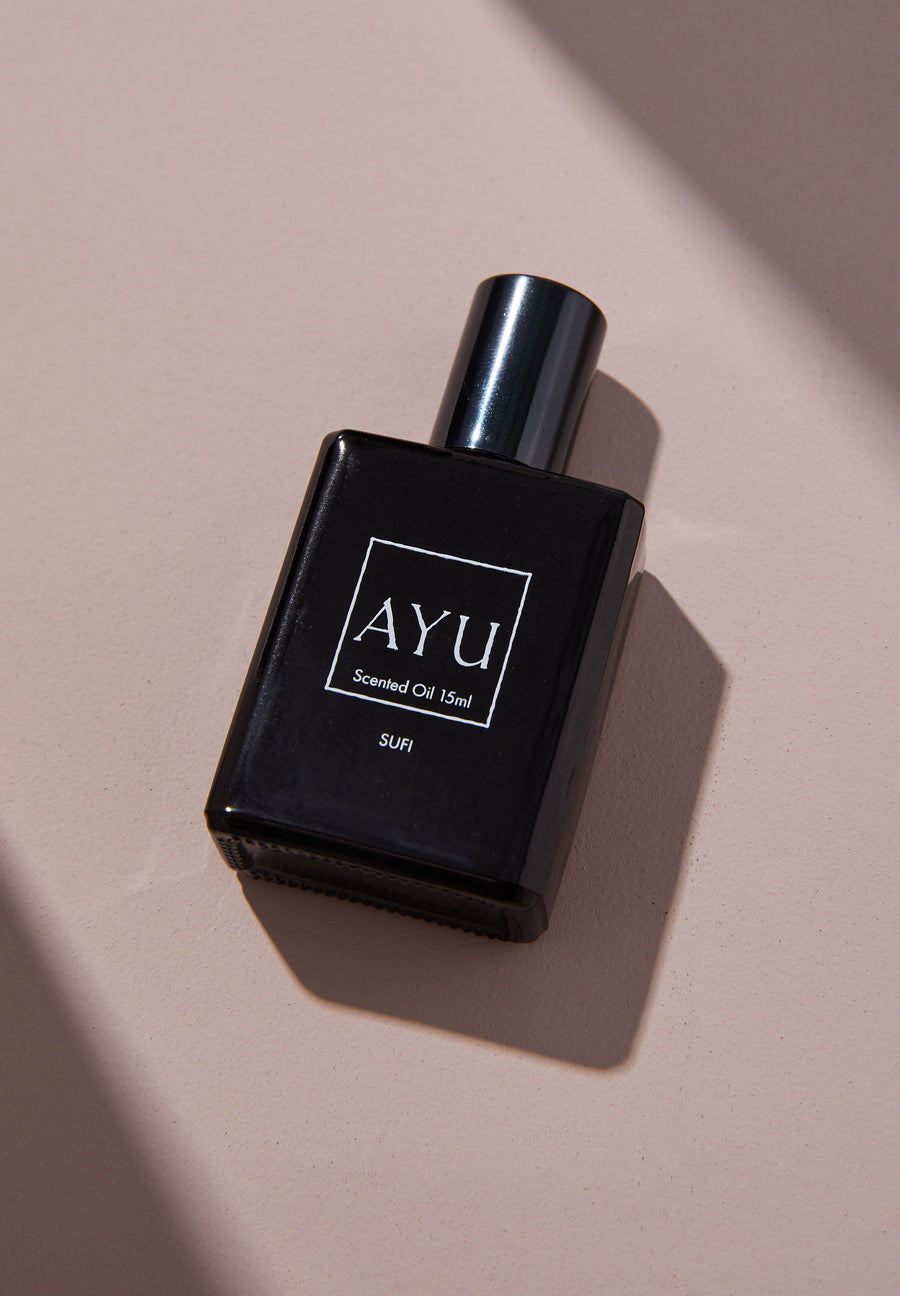 Sufi Ayurvedic perfume oil - saffron, oudh & cedarwood